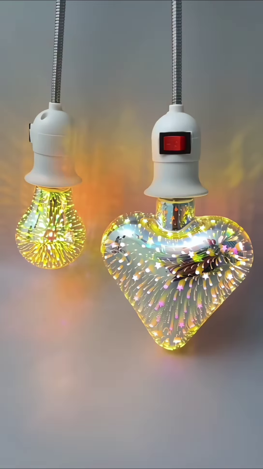 Infinity 3D Fireworks Bulb, 3W LED Light Buy 1 Get 1 Free